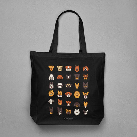 Dog Portraits Tote Bag